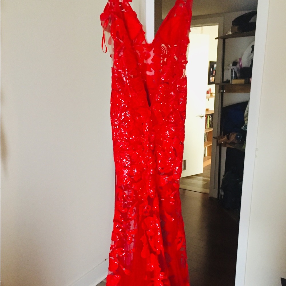 Jiovanni Red Couture dress